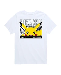 Pokemon Big Boys Pikachu Graphic T-Shirt