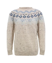 Celtic & Co. Women's British Wool Fair Isle Sweater