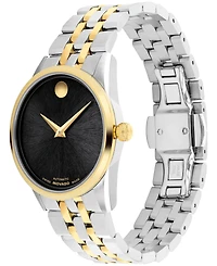 Movado Women's Museum Classic Swiss Automatic Stainless-Steel Yellow Pvd Watch, 33mm