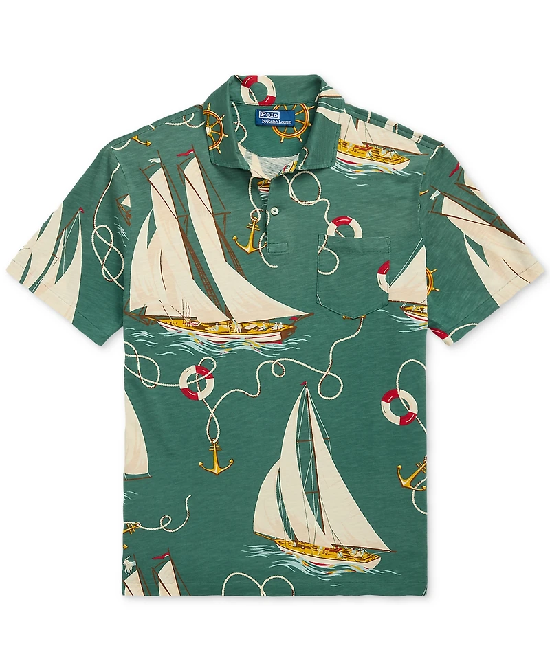 Polo Ralph Lauren Men's Classic-Fit Sailboat Jersey Shirt