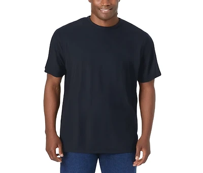 KingSize Men's Lightweight Stretch Mesh Pique Crewneck