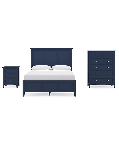 Hedworth California King 3-Pc. Set (Bed, Chest & Nightstand)
