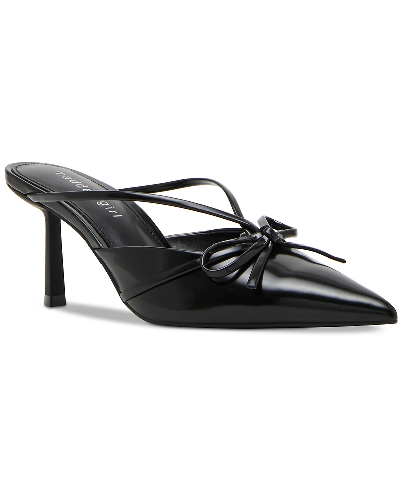 Madden Girl Bellsss Pointed-Toe Bow Dress Mules