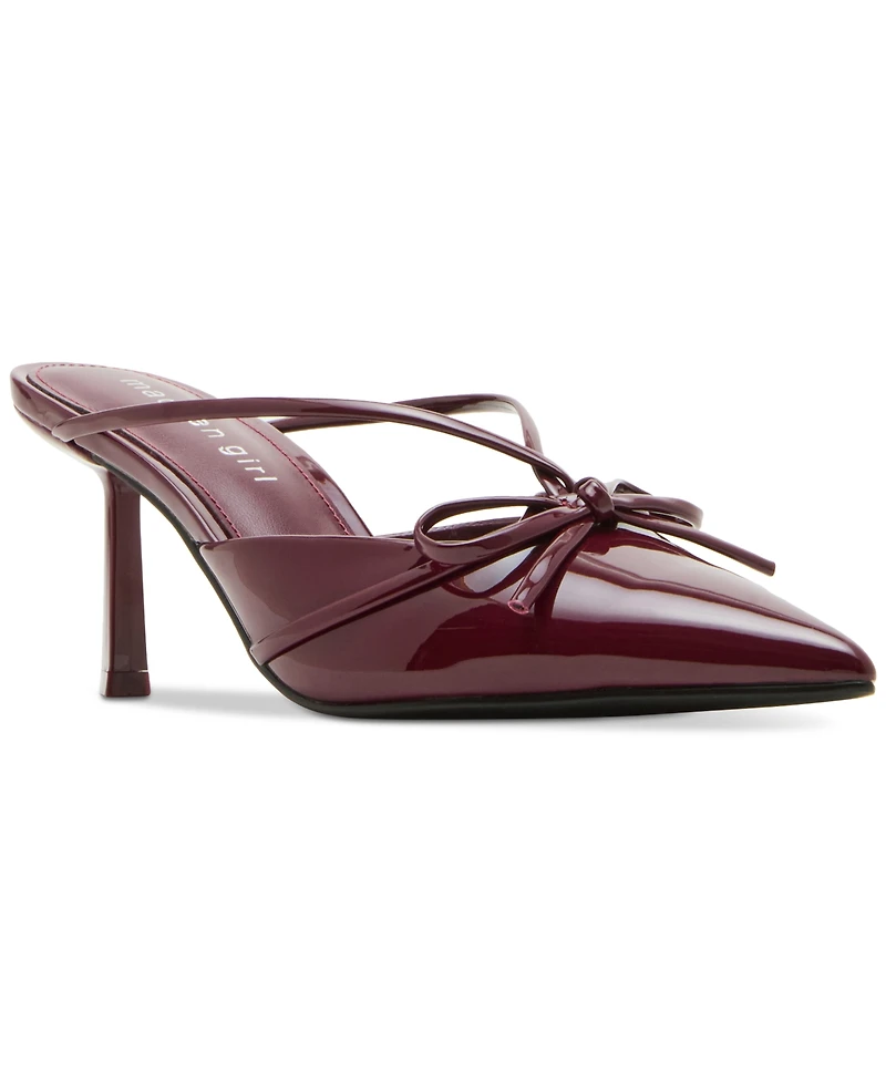 Madden Girl Bellsss Pointed-Toe Bow Dress Mules
