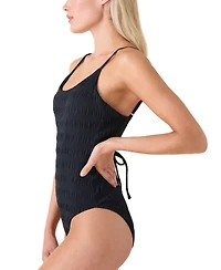 Andie Women's The Liku Smocked Scoop-Back One-Piece Swimsuit