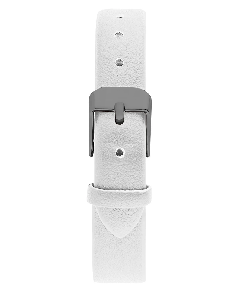 Laura Ashley Women's Quartz White Leather Watch, 20mm