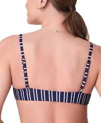 Andie Women's The Molokai Nautical Stripe Bikini Top