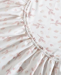 Closeout! Calvin Klein Printed 300-Thread Count Cotton Sateen 4-Pc. Sheet Set, Queen