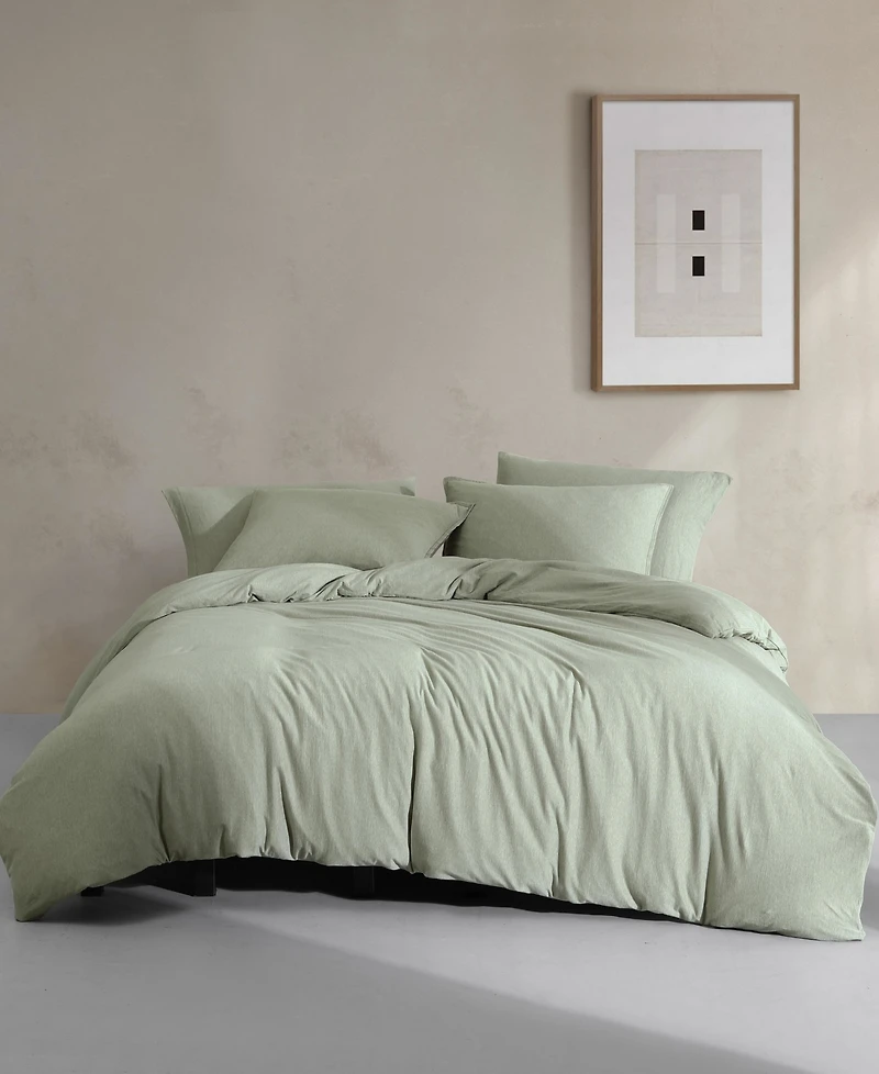 Calvin Klein Modern Cotton Melange Tencel Jersey 3 Piece Duvet Cover Set