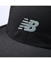 New Balance Men's Flying Logo Black 5-Panel Camper Hat