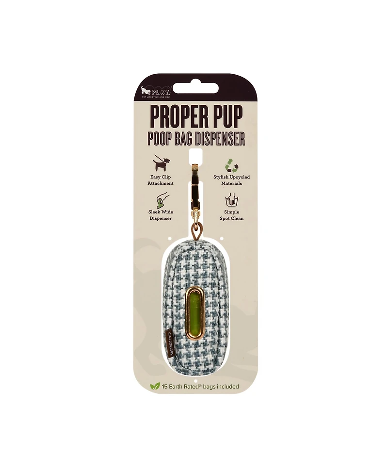 Proper Pup Poop Bag Dispenser: Houndstooth