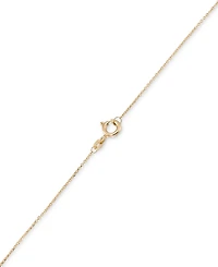 Openwork Clover Design Five Station 18" Collar Necklace in 10k Gold