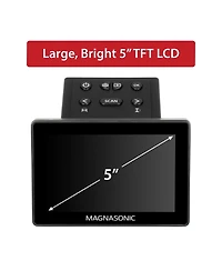 Magnasonic 25MP Film Scanner with Large 5" Display & Hdmi, Long Tray Slide Film Holders, Converts 35mm/126/110/Super 8 Film & 135/126/110 Slides