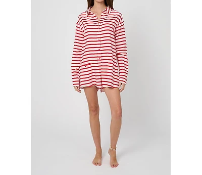 WeWoreWhat Women's Linen Beach Romper