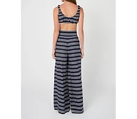 WeWoreWhat Women's Button Front Palazzo Pant