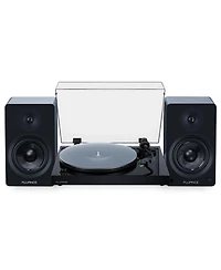 Fluance RT81+ Elite Vinyl Turntable (White) and Ai61 6.5" Stereo Bookshelf Speakers (White Walnut) Bundle: High Fidelity Sound, Detailed Audio Re