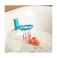 Sperric Toddler 2-in-1 Bathroom Basketball Hoop Playset with Suction Cups & Tying Straps – Mini Basketball Hoop for Bathtub & Door, Interactive