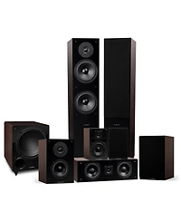 Fluance Elite High Definition Surround Sound Home Theater 7.1 Speaker System including Floorstanding Towers, Center Channel, Surround, Rear Surround a