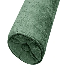 Edie@Home Delmonico Chenille Lumbar Neck Roll Decorative Pillow