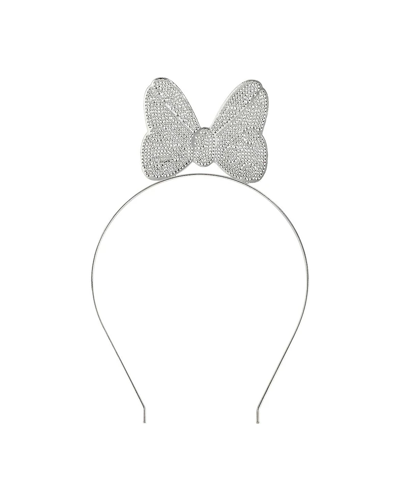 Disney Minnie Mouse Bow Glitzy Metal Headband