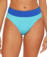 Becca Women's Color Code High Waist Reversible Bikini Bottoms