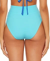 Becca Women's Color Code High Waist Reversible Bikini Bottoms