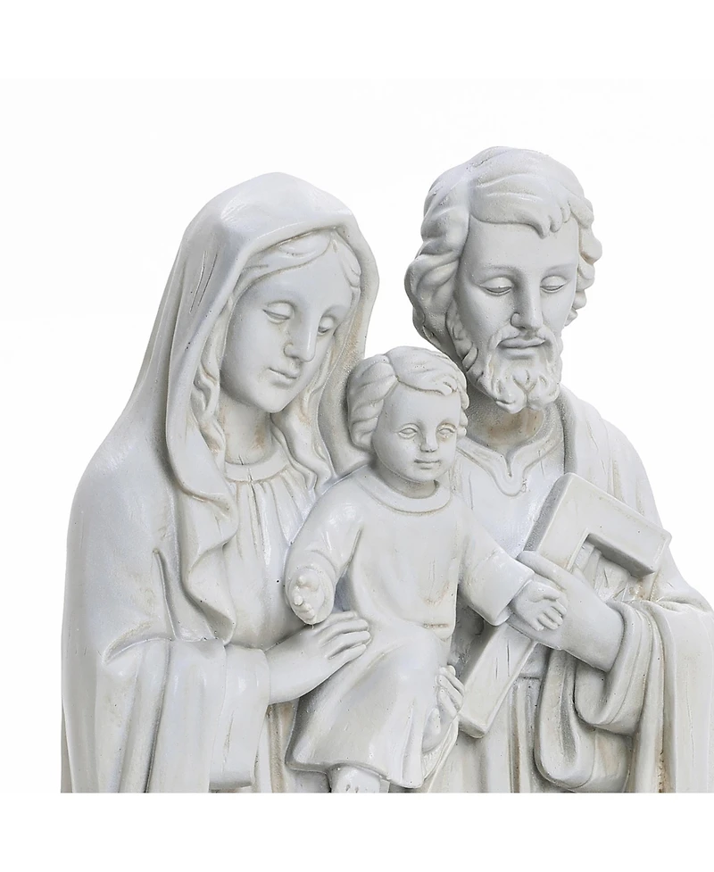 LuxenHome Off White Polyresin Holy Family 1.6-Feet Tall Statue
