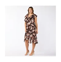 Estelle Azalea Petal Cocktail Dress