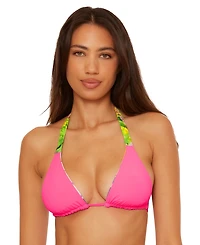 Becca Women's Positano Reversible Triangle Bikini Top