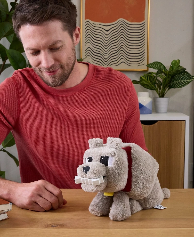 Minecraft Movie Food Mode Dennis Wolf Plush