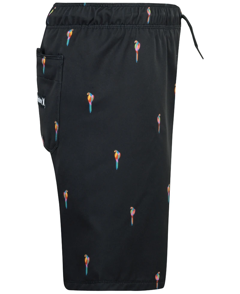 Hurley Big Boys Ditsy Birds Pull-On Swim Shorts