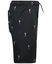 Hurley Big Boys Ditsy Birds Pull-On Swim Shorts