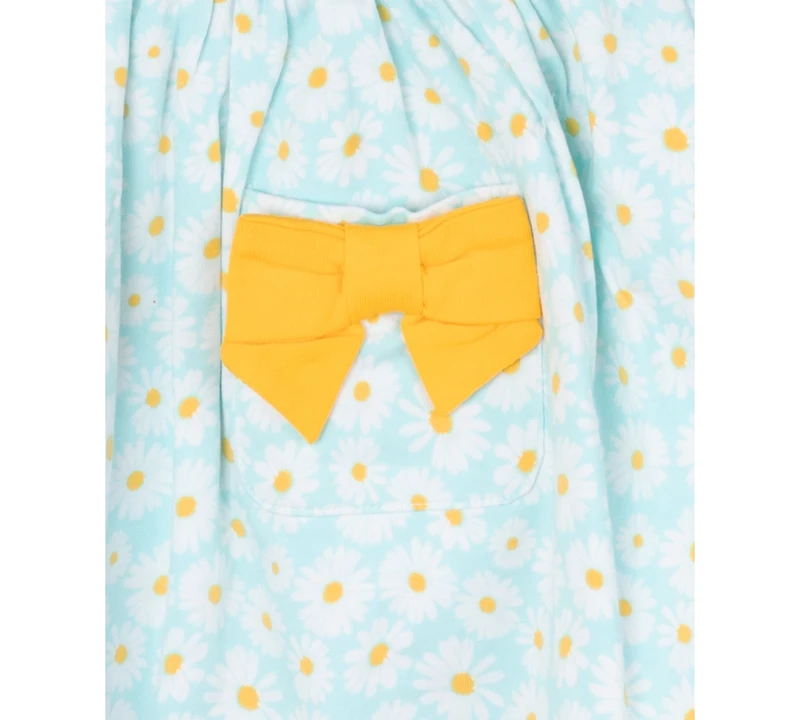 Rare Editions Baby Girls Print Tank Dress with Pockets & Headband, 2 Piece Set
