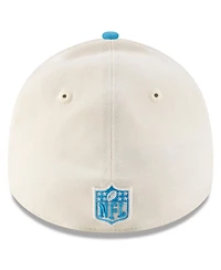 New Era Men's Cream/Blue Carolina Panthers 2025 Nfl Draft 39THIRTY Flex Hat