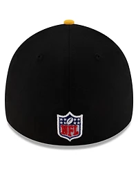 New Era Men's Black/Yellow Pittsburgh Steelers 2025 Nfl Draft 39THIRTY Flex Hat