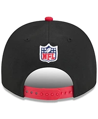 New Era Men's Black/Red Tampa Bay Buccaneers 2025 Nfl Draft A-Frame 9FIFTY Snapback Hat