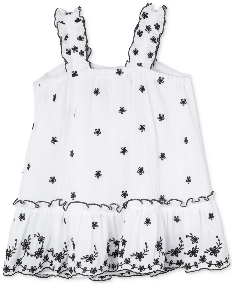 Rare Editions Baby Girls Ruffled Eyelet Dress