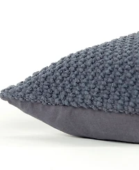 Rizzy Home Urban Farmhouse Solid Woven Decorative Pillow, 20" x