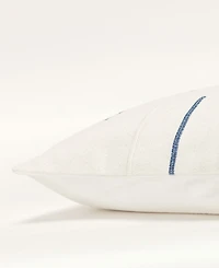 Rizzy Home Glam Striped Woven Decorative Pillow, 14" x 20"