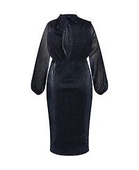City Chic Plus Size Jaylee Mesh Dress