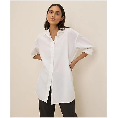 Pact Women's Cotton Sunset Lightweight Oversized Shirt