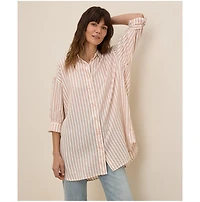 Pact Women's Cotton Sunset Lightweight Cotton Oversized Shirt