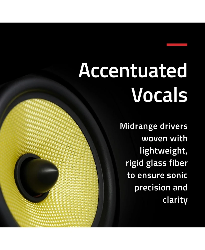 Fluance Signature HiFi Surround Sound Home Theater 5.0 Channel Speaker System including 3-Way Floorstanding Towers, Center Channel and Rear Surround S