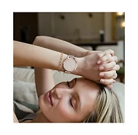 Vincero Women's Gold Chain Link Bracelet in Stainless Steel, Adjustable 7"