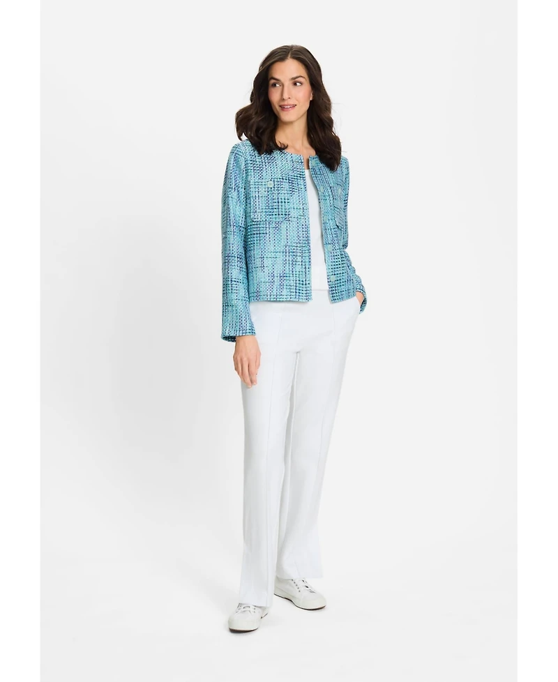 Olsen Women's Cropped Tweed Jacket