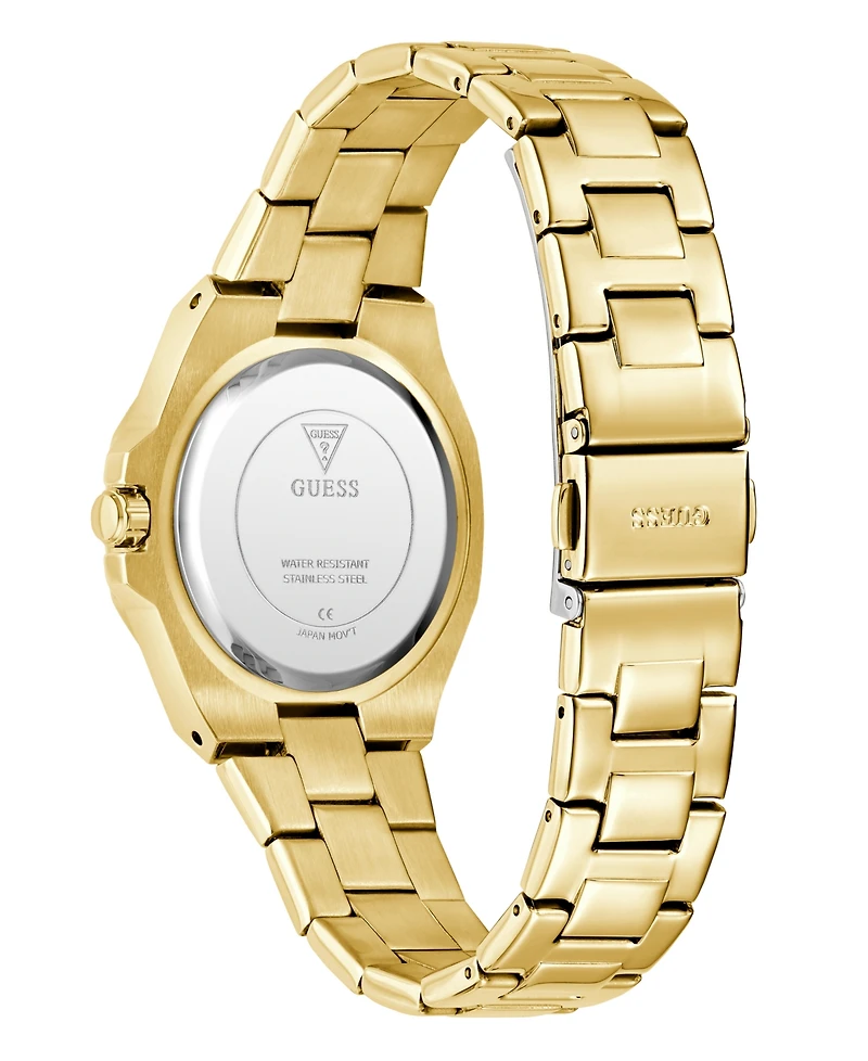 Guess Women's Analog Gold Tone Stainless Steel Watch, 34mm