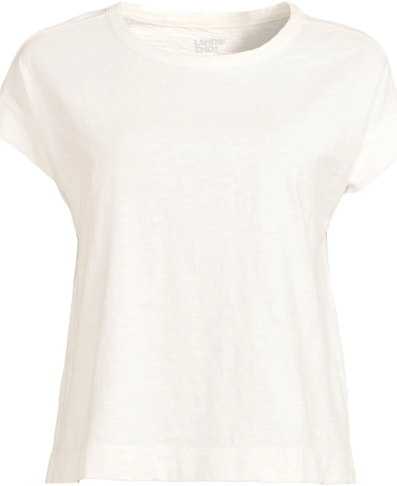 Lands' End Plus Slub T-Shirt