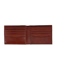 Trafalgar Men's Orion Leather 8-Slot Bi-Fold Wallet with Removable Id Card Case