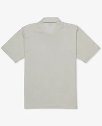Hurley Men's Printed Stripe Slub Short Sleeve Polo Shirt