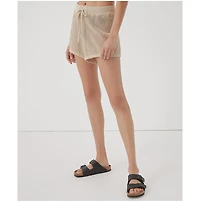 Pact Women's Beachside Linen Crochet Short